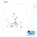 NR12-00413 Hydraulic Brake - parts diagram, item 9 shown - genuine Doosan / Bobcat forklift part