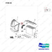 NR12-00462 General Assembly - parts diagram, item 48 shown - genuine Doosan / Bobcat forklift part