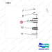 NR12-00478 Balance Wheel Assembly - parts diagram, item 9 shown - genuine Doosan / Bobcat forklift part