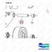 NR12-00489 Balance Wheel Assembly - parts diagram, item 20 shown - genuine Doosan / Bobcat forklift part