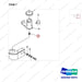 NR12-00498 Guardrail Assembly - parts diagram, item 7 shown - genuine Doosan / Bobcat forklift part