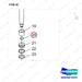 NR12-00519 Oil Cylinder - parts diagram, item 20 shown - genuine Doosan / Bobcat forklift part