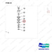 NR12-00522 Oil Cylinder - parts diagram, item 23 shown - genuine Doosan / Bobcat forklift part