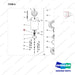 NR12-00528 Driving Wheel,Vertical Type (Mechanical Steering) - parts diagram, item 6 shown - genuine Doosan / Bobcat forklift part
