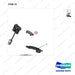 NR12-00546 FREI Handle - parts diagram, item 10 shown - genuine Doosan / Bobcat forklift part