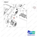 NR14-00024 General Assembly - parts diagram, item 27 shown - genuine Doosan / Bobcat forklift part