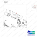 NR14-00063 Drive Axle Assembly - parts diagram, item 7 shown - genuine Doosan / Bobcat forklift part