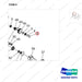 NR14-00065 Drive Axle Assembly - parts diagram, item 9 shown - genuine Doosan / Bobcat forklift part
