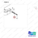 NR14-00074 Guardrail Assembly - parts diagram, item 10 shown - genuine Doosan / Bobcat forklift part
