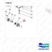 NR14-00095 Drive Axle Assembly - parts diagram, item 52 shown - genuine Doosan / Bobcat forklift part