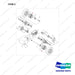 NR14-00137 Drive Axle Assembly - full parts diagram, item 2 marked - genuine Doosan / Bobcat forklift part