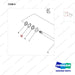 NR14-00146 Long Half-shaft Unit - parts diagram, item 9 shown - genuine Doosan / Bobcat forklift part