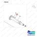 NR14-00150 Long Half-shaft Unit - parts diagram, item 20 shown - genuine Doosan / Bobcat forklift part