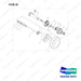 NR14-00150 Long Half-shaft Unit - full parts diagram, item 20 marked - genuine Doosan / Bobcat forklift part