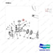 NR14-00201 Steering Axle aAssembly - parts diagram, item 4 shown - genuine Doosan / Bobcat forklift part