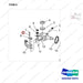 NR14-00204 Steering Axle aAssembly - parts diagram, item 8 shown - genuine Doosan / Bobcat forklift part