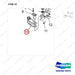 NR14-00206 Steering Axle aAssembly - parts diagram, item 10 shown - genuine Doosan / Bobcat forklift part
