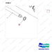 NR14-00229 Steering Column - parts diagram, item 2 shown - genuine Doosan / Bobcat forklift part