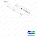 NR14-00229 Steering Column - full parts diagram, item 2 marked - genuine Doosan / Bobcat forklift part