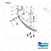 NR14-00236 Shock Absorption Assembly - parts diagram, item 6 shown - genuine Doosan / Bobcat forklift part