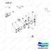 NR14-00246 Shock Absorption Assembly - parts diagram, item 18 shown - genuine Doosan / Bobcat forklift part
