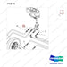 NR14-00262 Hydraulic Steering System - parts diagram, item 15 shown - genuine Doosan / Bobcat forklift part