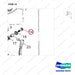 NR14-00274 Steering Gear Assembly - parts diagram, item 14 shown - genuine Doosan / Bobcat forklift part
