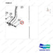 NR14-00281 Steering Gear Assembly - parts diagram, item 21 shown - genuine Doosan / Bobcat forklift part