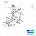 NR14-00284 Steering Gear Assembly - parts diagram, item 24 shown - genuine Doosan / Bobcat forklift part