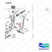 NR14-00285 Steering Gear Assembly - parts diagram, item 25 shown - genuine Doosan / Bobcat forklift part
