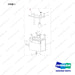 NR14-00304 Oil tank - full parts diagram, item 1 marked - genuine Doosan / Bobcat forklift part
