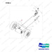 NR14-00309 Brake System - full parts diagram, item 4 marked - genuine Doosan / Bobcat forklift part