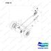 NR14-00315 Brake System - full parts diagram, item 10 marked - genuine Doosan / Bobcat forklift part