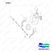 NR14-00323 Hydraulic Brake - full parts diagram, item 4 marked - genuine Doosan / Bobcat forklift part
