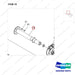NR14-00367 Long Half-shaft Unit - parts diagram, item 19 shown - genuine Doosan / Bobcat forklift part