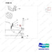 NR14-00378 Steering Axle aAssembly - parts diagram, item 10 shown - genuine Doosan / Bobcat forklift part