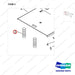 NR14-00415 Pedal Assembly - parts diagram, item 3 shown - genuine Doosan / Bobcat forklift part