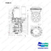 NR14-00441 Driving Wheel - full parts diagram, item 21 marked - genuine Doosan / Bobcat forklift part