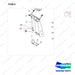 NR14-00467 Electric Steering Device Assembly - parts diagram, item 6 shown - genuine Doosan / Bobcat forklift part