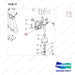 NR14-00468 Electric Steering Device Assembly - parts diagram, item 13 shown - genuine Doosan / Bobcat forklift part