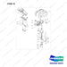 NR14-00469 Electric Steering Device Assembly - full parts diagram, item 15 marked - genuine Doosan / Bobcat forklift part
