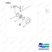 NR14-00505 Fork Frame Assy (STKE100) - Lifting Height 2500mm - parts diagram, item 3 shown - genuine Doosan / Bobcat forklift part