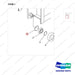NR14-00506 Fork Frame Assy (STKE100) - Lifting Height 2500mm - parts diagram, item 1 shown - genuine Doosan / Bobcat forklift part