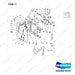 NR14-00525 Scissor forks unit - parts diagram, item 11 shown - genuine Doosan / Bobcat forklift part