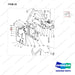 NR14-00535 Scissor forks unit - parts diagram, item 23 shown - genuine Doosan / Bobcat forklift part