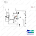 NR14-00568 Hydraulic Line - parts diagram, item 6 shown - genuine Doosan / Bobcat forklift part