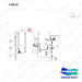NR14-00578 Hydraulic Line - parts diagram, item 20 shown - genuine Doosan / Bobcat forklift part