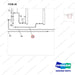 NR14-00586 Hydraulic Line - parts diagram, item 28 shown - genuine Doosan / Bobcat forklift part