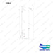 NR14-00595 Oil Cylinder Unit(Triple Mast Side Lifting Oil Cylinder) - full parts diagram, item 9 marked - genuine Doosan / Bobcat forklift part