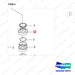 NR14-00601 Oil Cylinder Unit(Triple Mast Middle Oil Cylinder) - parts diagram, item 4 shown - genuine Doosan / Bobcat forklift part